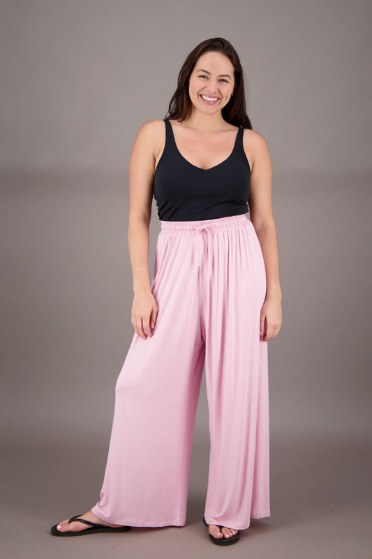 Eco Wide Leg Bamboo Pants BAM-24604