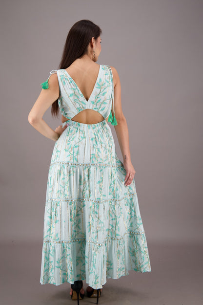 Mirage Cut-Out Maxi Dress 24702