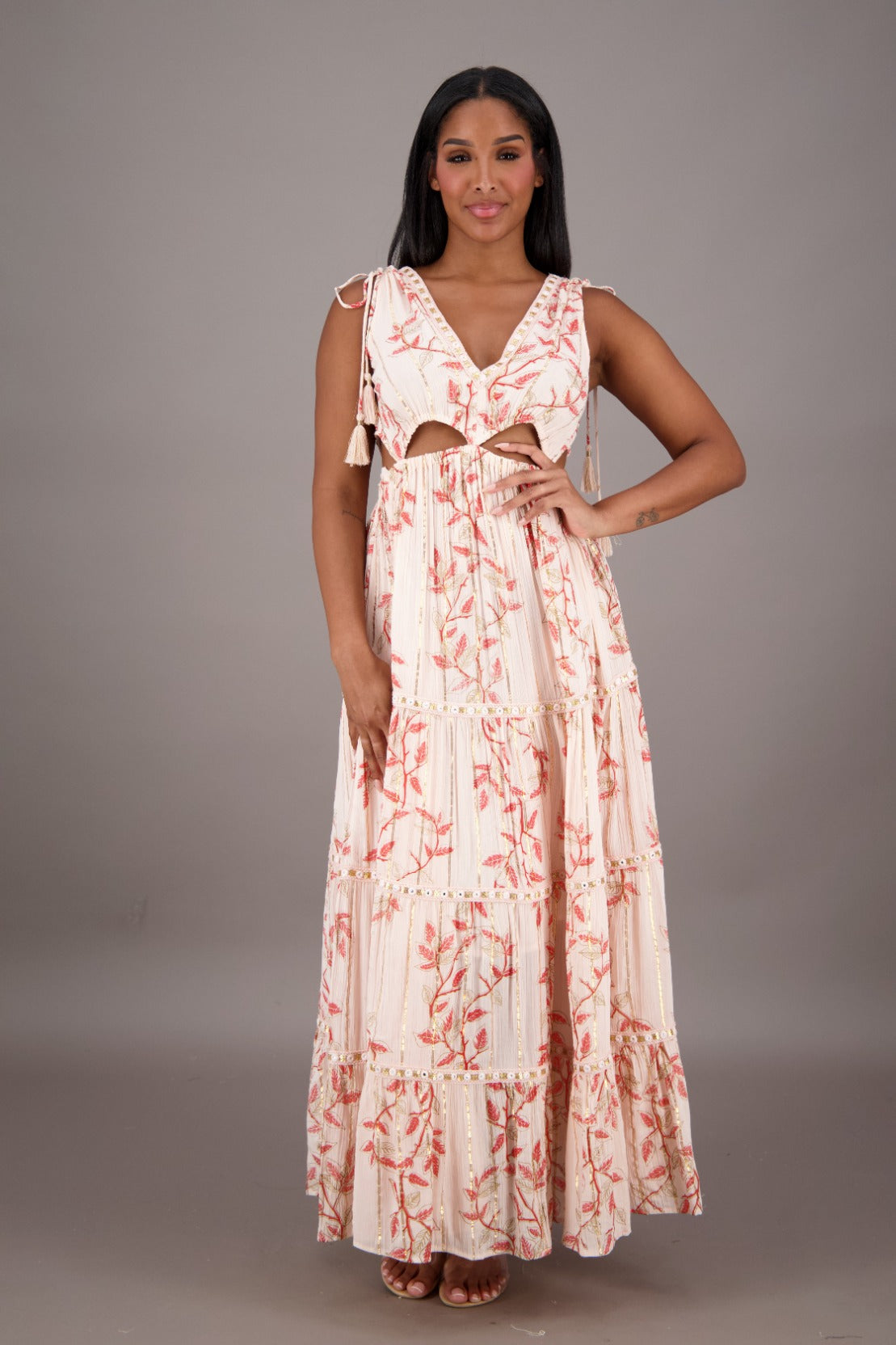 Mirage Cut-Out Maxi Dress 24702