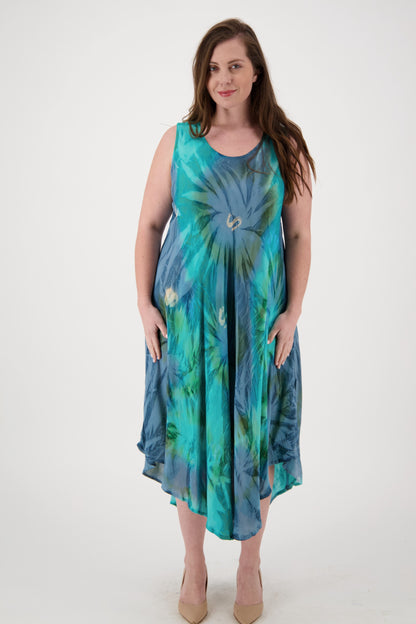 Classic Tie Dye Beach Dress 13800