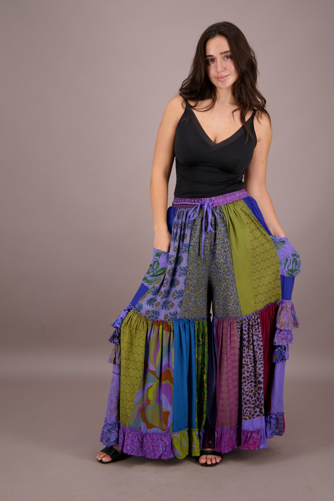 Palazzo Pants Patchwork PAT-3272