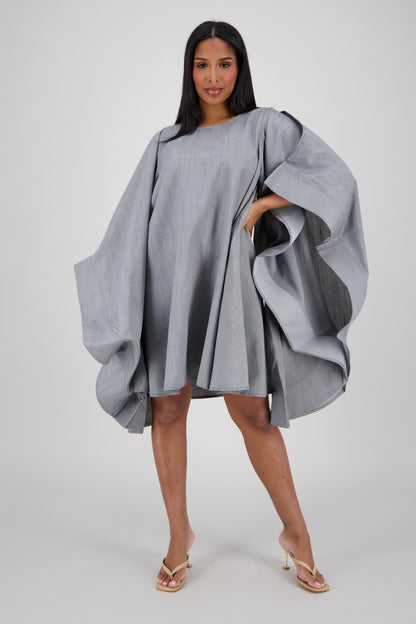 Oversized Cape Dress AD-25032