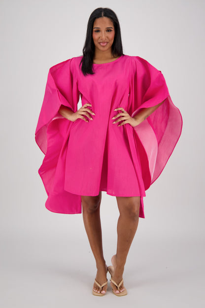 Oversized Cape Dress AD-25032