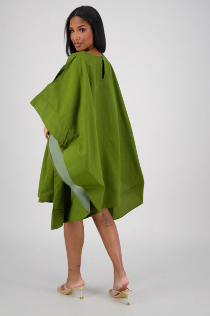 Oversized Cape Dress AD-25032