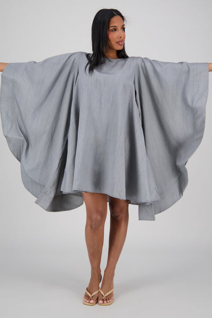 Oversized Cape Dress AD-25032