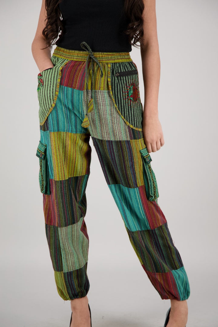 Free-Spirited Patchwork Pants PAT-3306