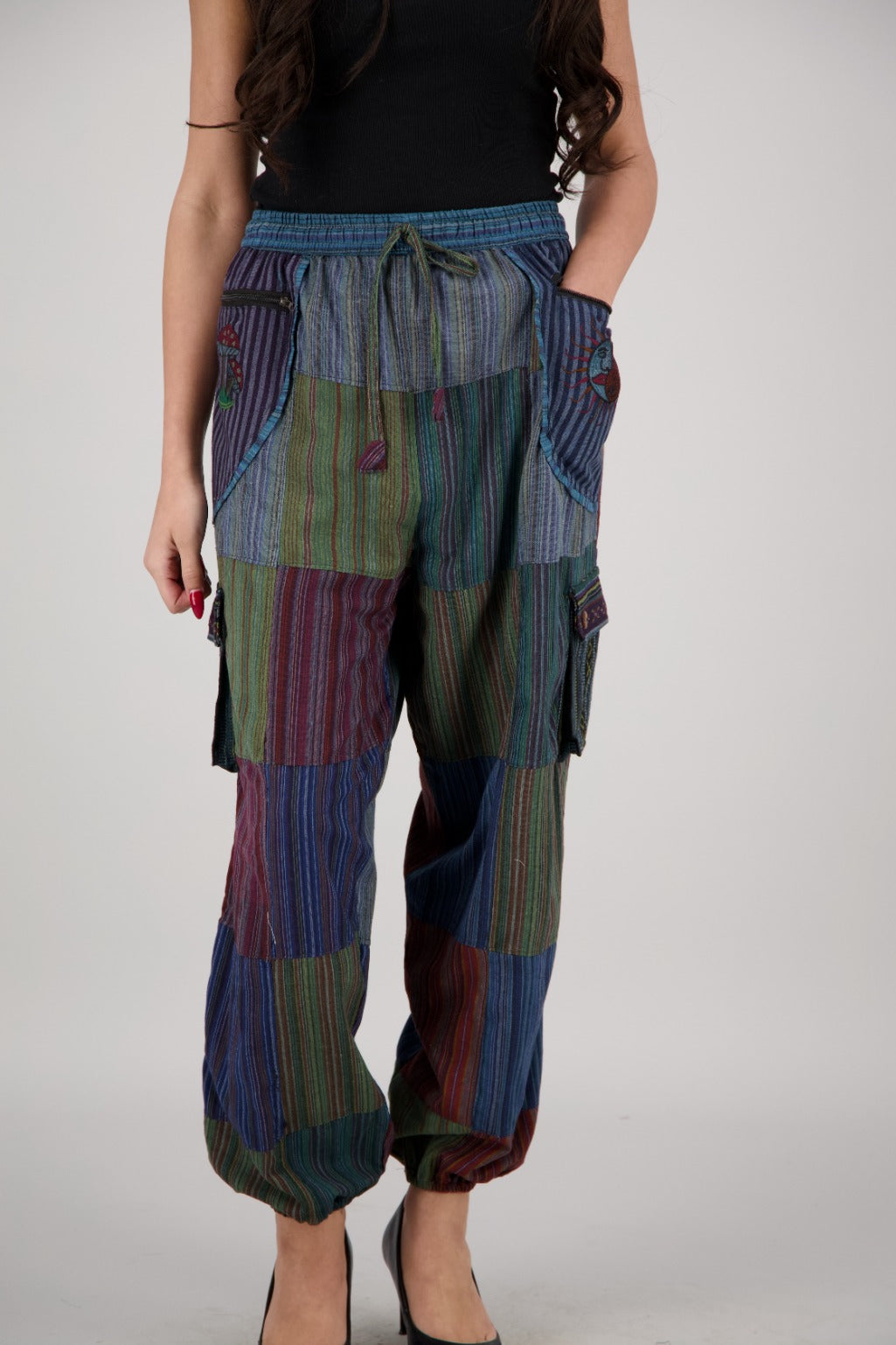 Free-Spirited Patchwork Pants PAT-3306