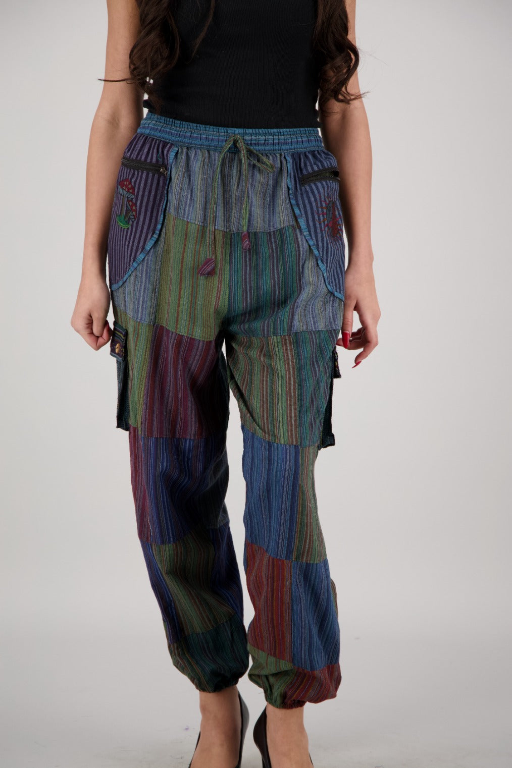 Free-Spirited Patchwork Pants PAT-3306