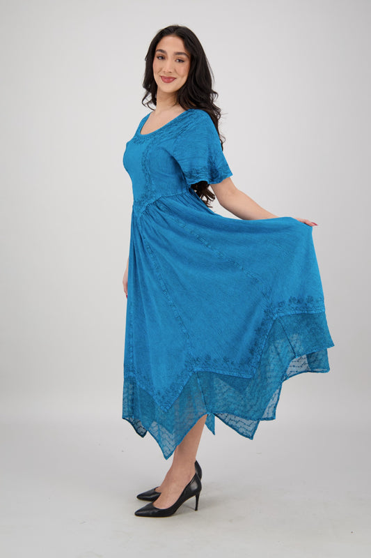 Renaissance Flutter Sleeve Dress ADL-25327