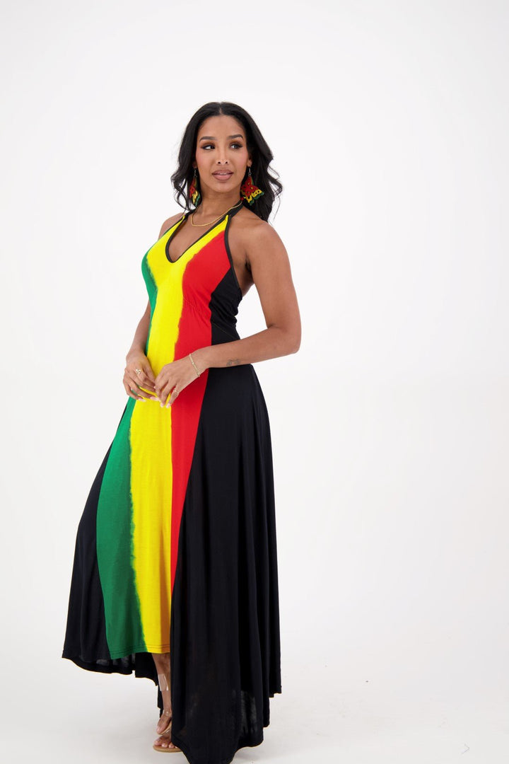 Adjustable Strap Rasta Dress R-481 - Advance Apparels Inc