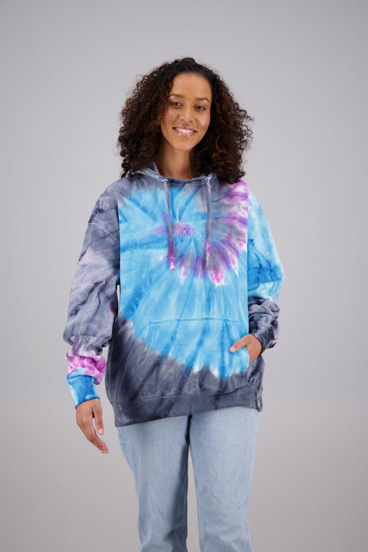 Adult's Tie-Dye Pullover Hoodie (2-XL) Cotton/Polyester Blend 9658 - Advance Apparels Inc