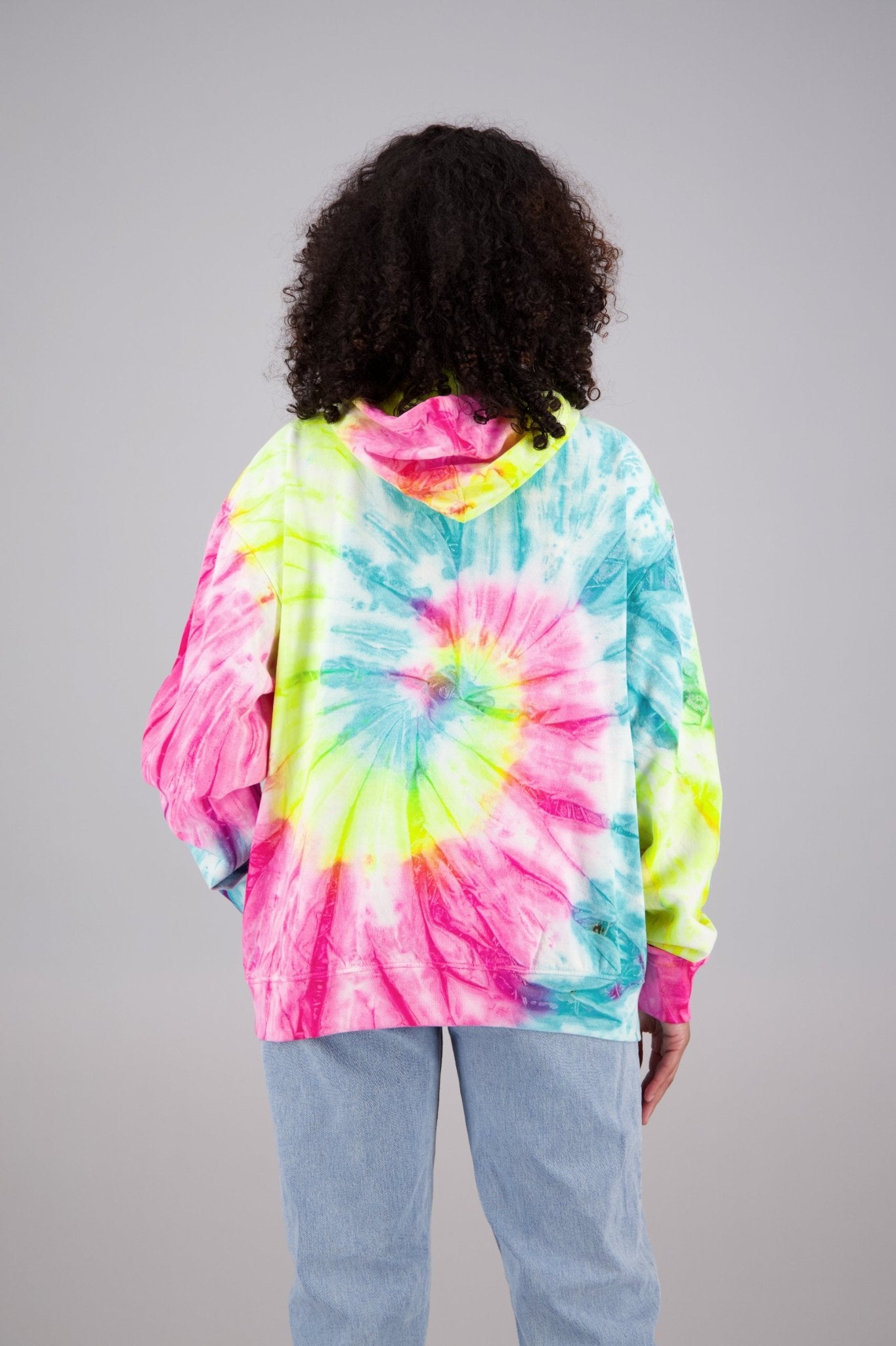 Adult's Tie-Dye Zip-Up Hoodie (2-XL) Cotton/Polyester Blend 9653 - Advance Apparels Inc