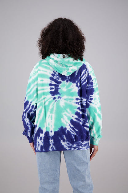 Adult's Tie-Dye Zip-Up Hoodie (2-XL) Cotton/Polyester Blend 9659 - Advance Apparels Inc