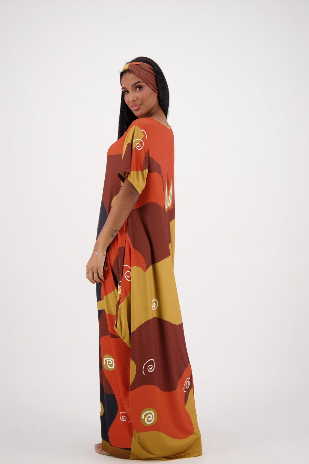 African Jewelry Print Kaftan CH8855 - Advance Apparels Inc