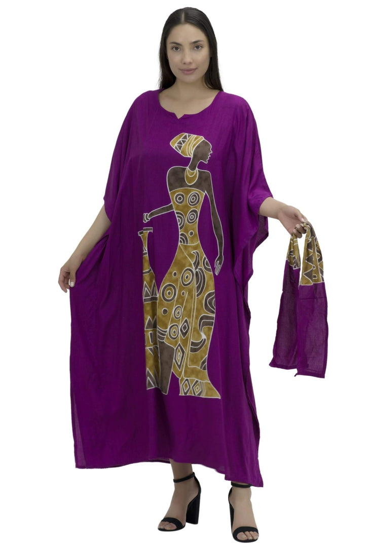 African Print Kaftan KAF-1004 - Advance Apparels Inc