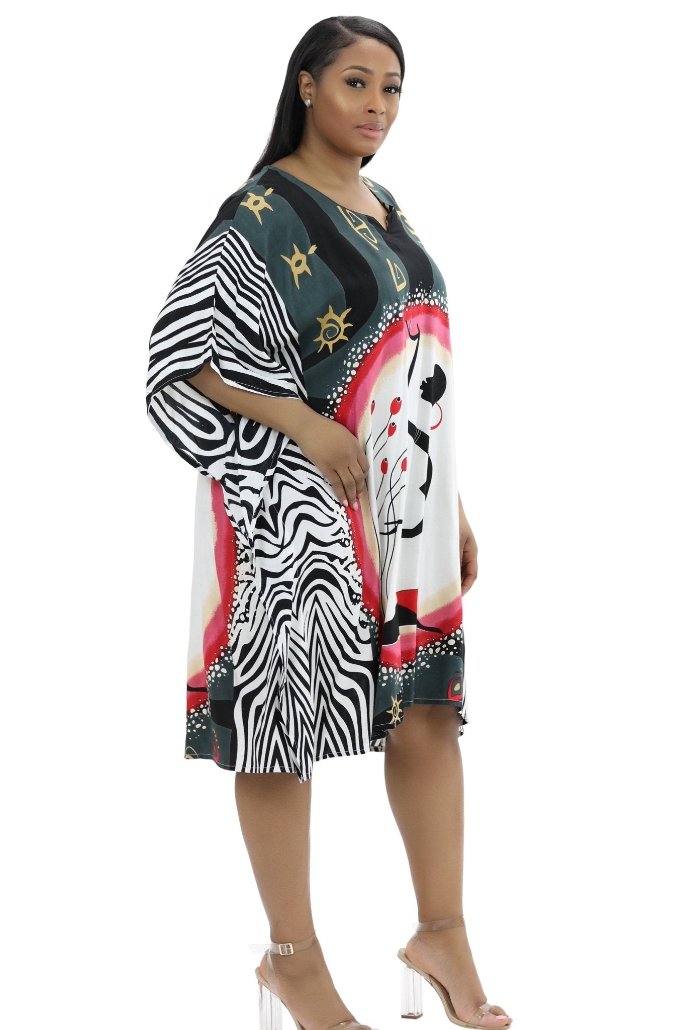 African Print Kaftan KAF-1009 - Advance Apparels Inc