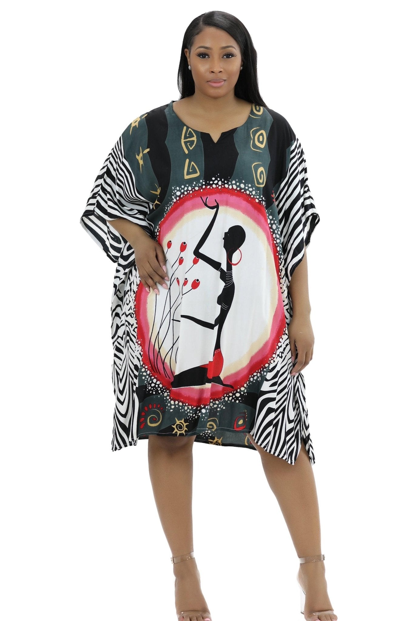 African Print Kaftan KAF-1009 - Advance Apparels Inc