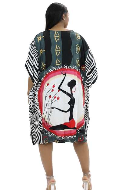 African Print Kaftan KAF-1009 - Advance Apparels Inc