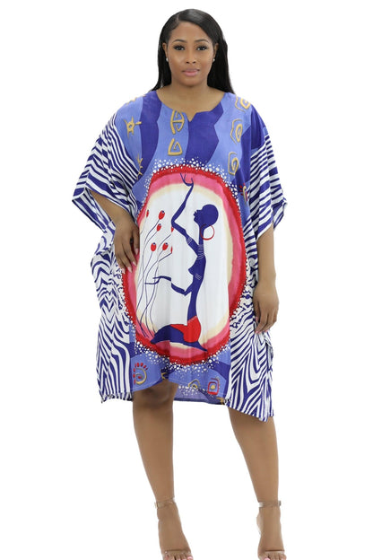 African Print Kaftan KAF-1009 - Advance Apparels Inc