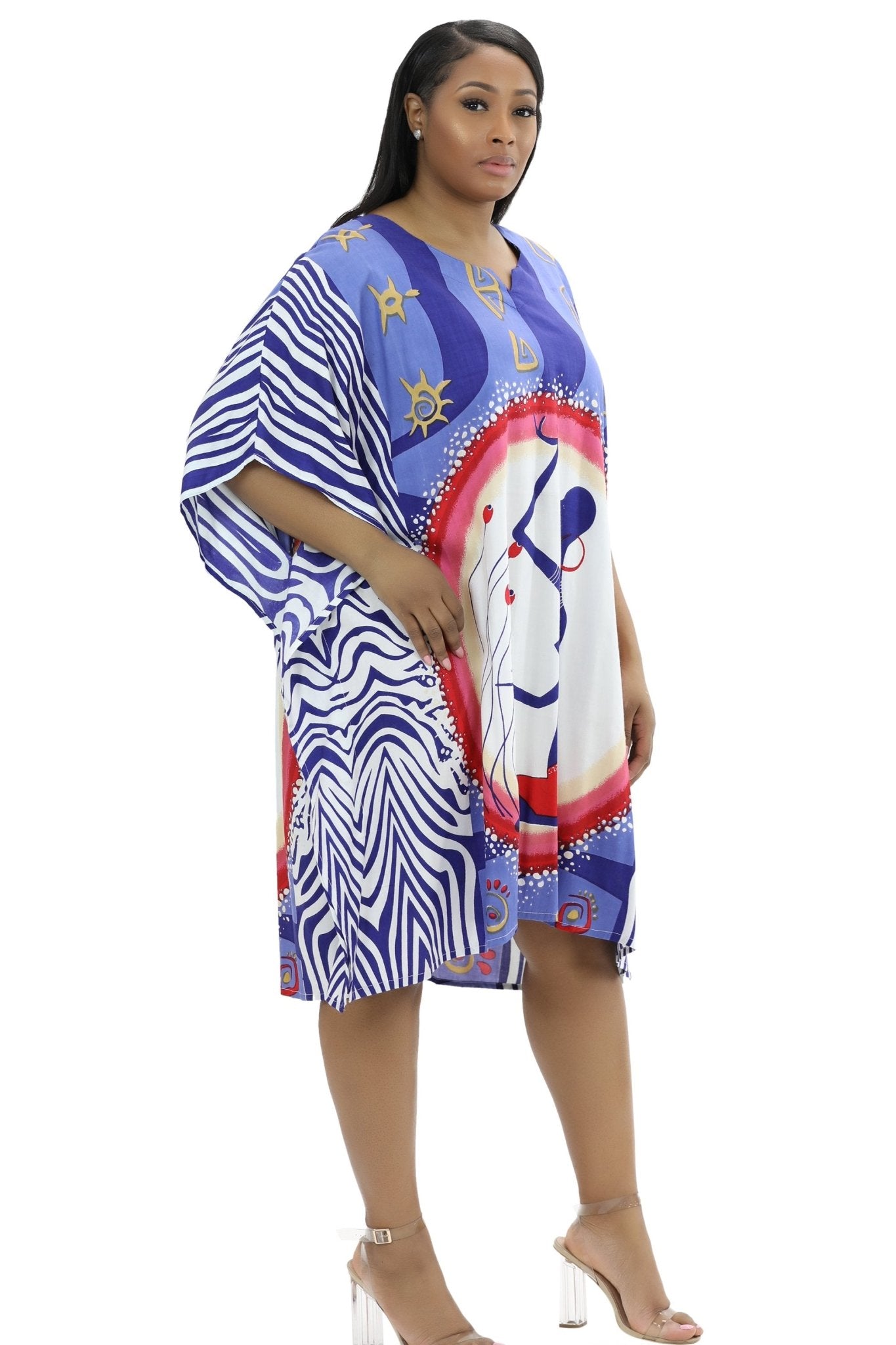 African Print Kaftan KAF-1009 - Advance Apparels Inc