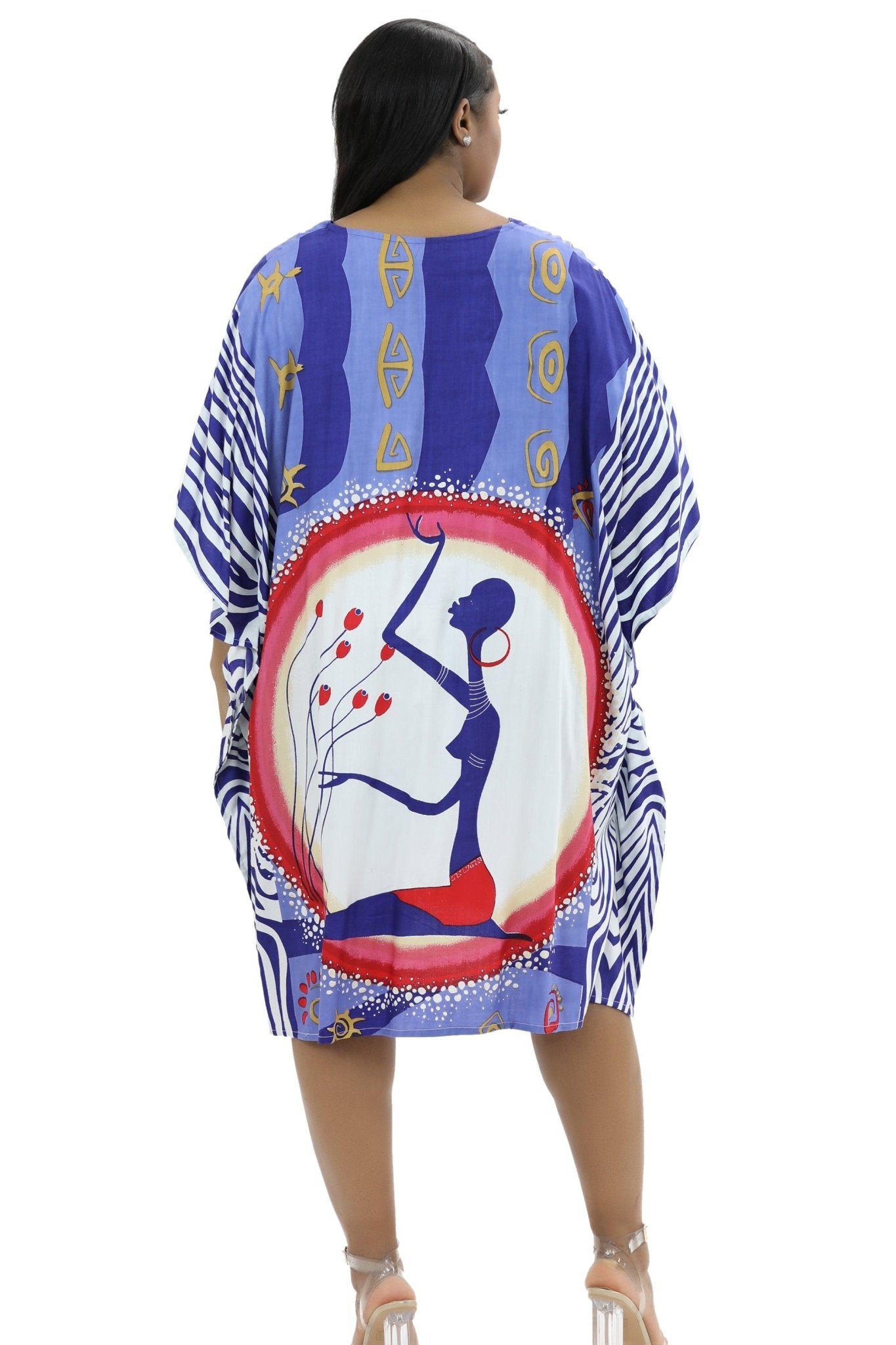 African Print Kaftan KAF-1009 - Advance Apparels Inc