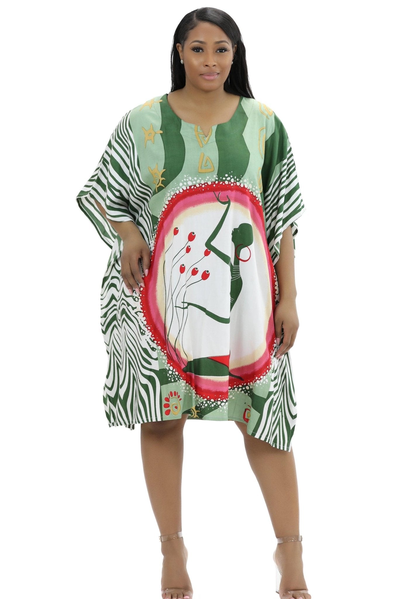 African Print Kaftan KAF-1009 - Advance Apparels Inc