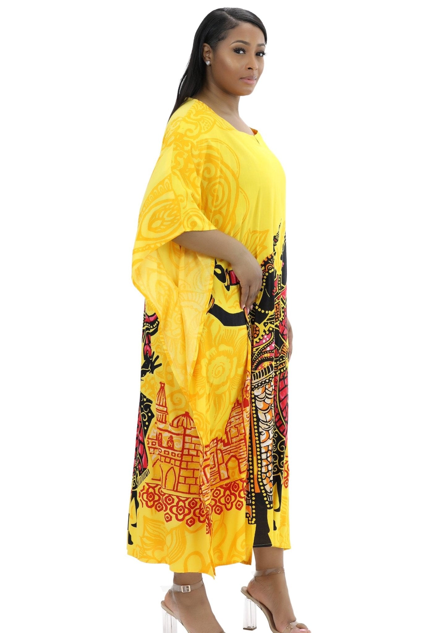 African Print Kaftan KAF-1011 - Advance Apparels Inc