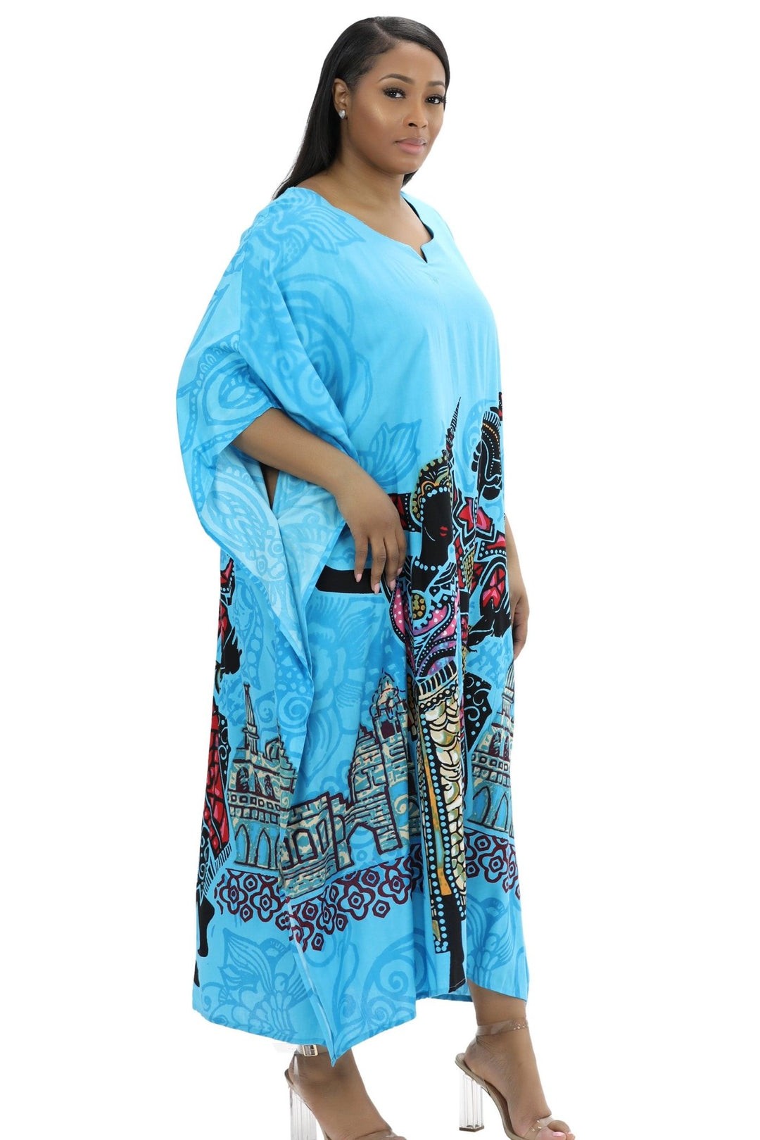 African Print Kaftan KAF-1011 - Advance Apparels Inc