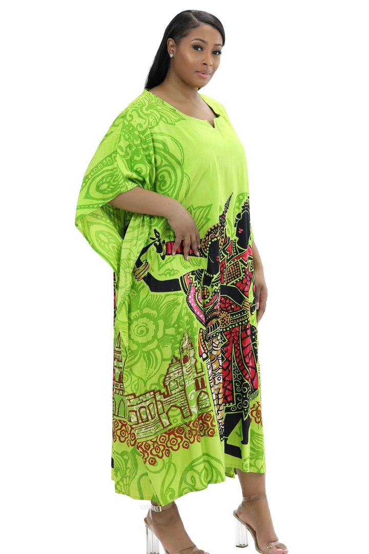 African Print Kaftan KAF-1011 - Advance Apparels Inc