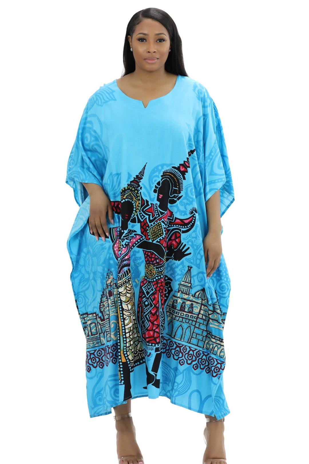 African Print Kaftan KAF-1011 - Advance Apparels Inc