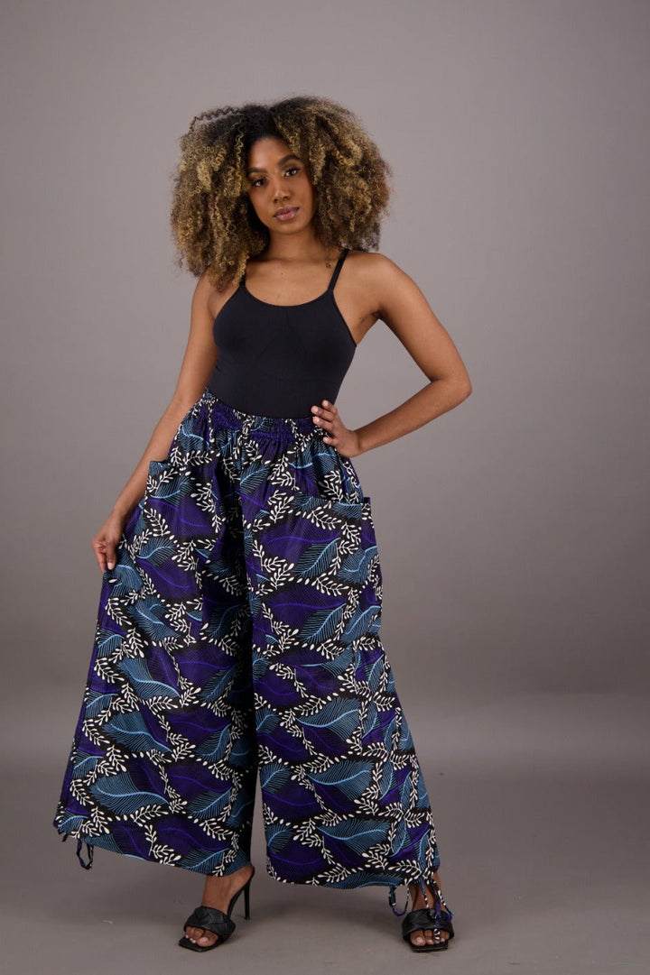 Blue Majesty Palazzo Pants P092-252 - Advance Apparels Inc