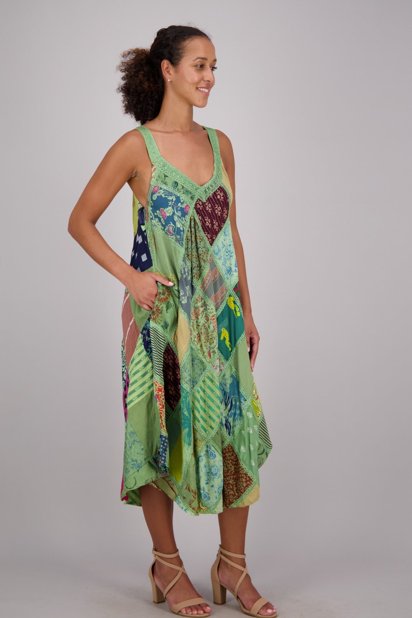 Bohemian A-Line Dress PAT-3270 - Advance Apparels Inc