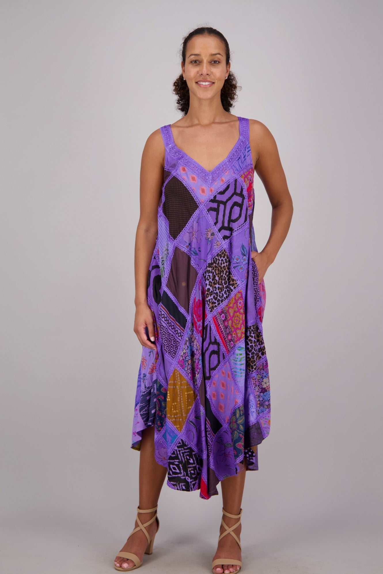 Bohemian A-Line Dress PAT-3270 - Advance Apparels Inc