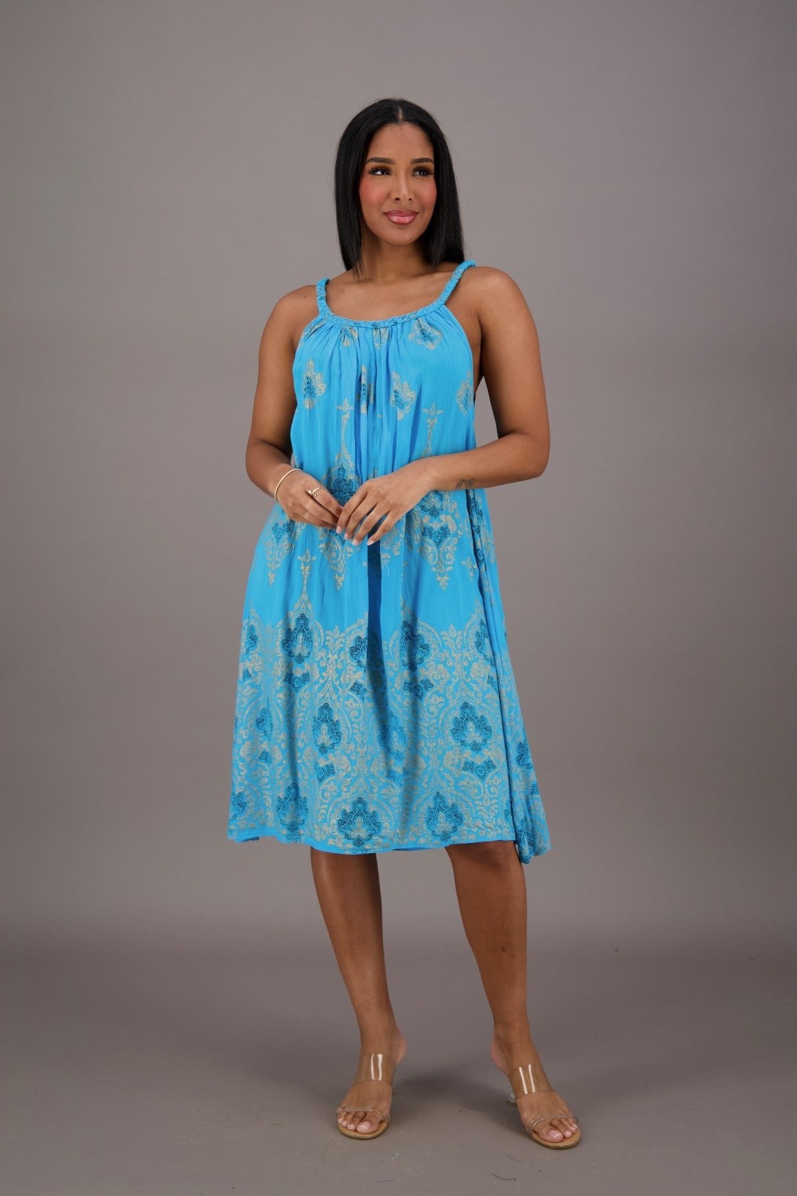 Boho Charm Sundress 24430 - Advance Apparels Inc