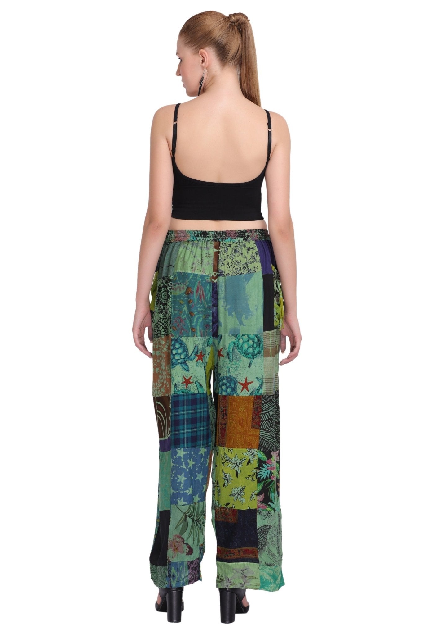 Boho Patchwork Pants PAT-3257 - Advance Apparels Inc