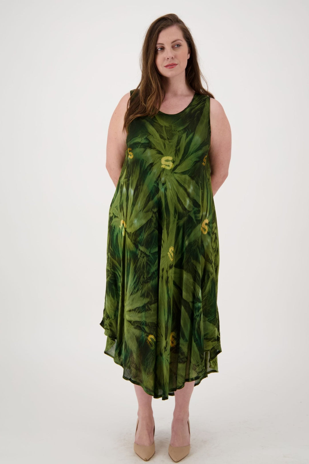 Classic Tie Dye Beach Dress 13800 - Advance Apparels Inc