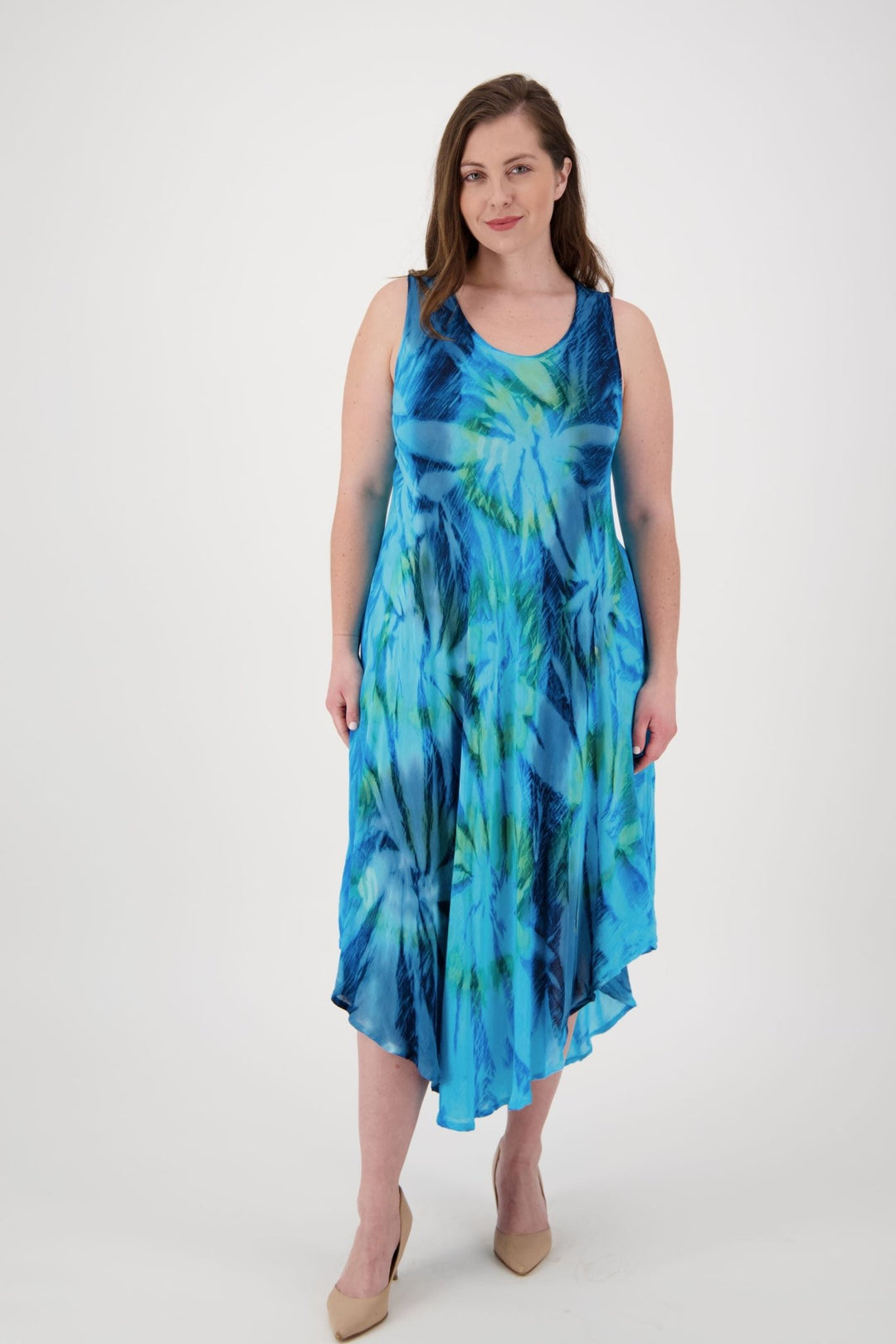 Classic Tie Dye Beach Dress 13800 - Advance Apparels Inc