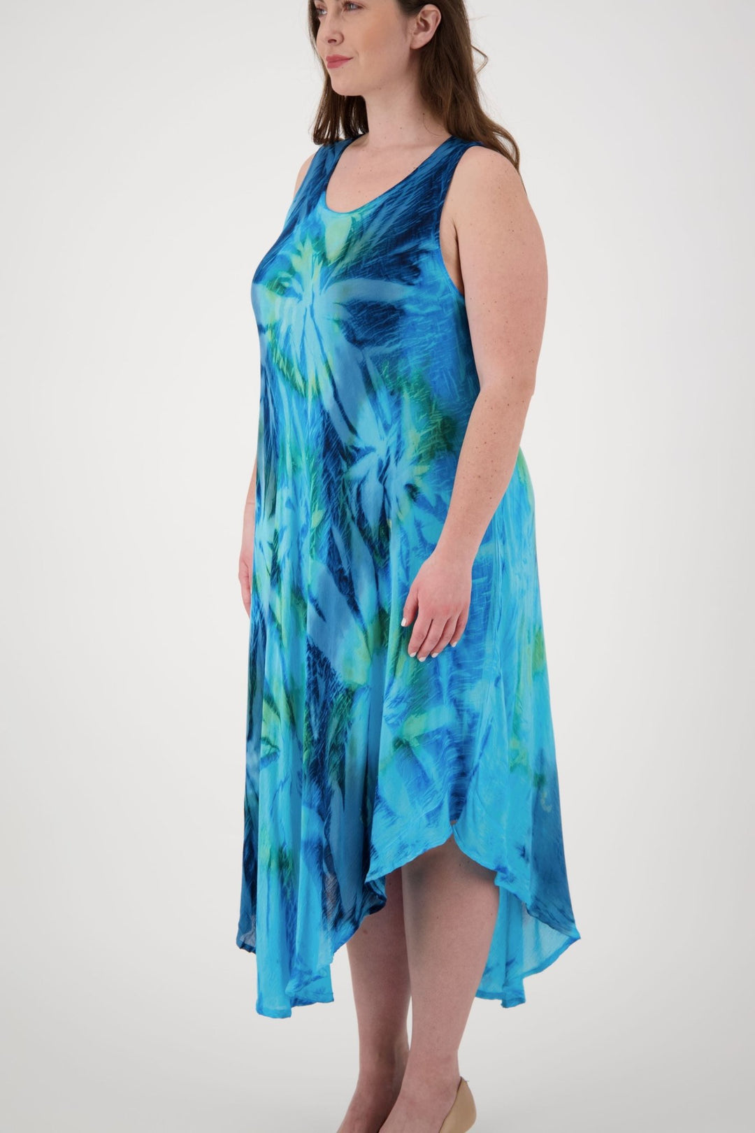 Classic Tie Dye Beach Dress 13800 - Advance Apparels Inc