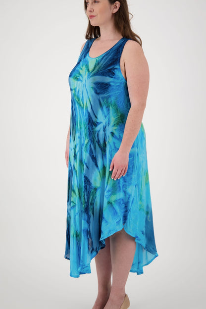 Classic Tie Dye Beach Dress 13800 - Advance Apparels Inc