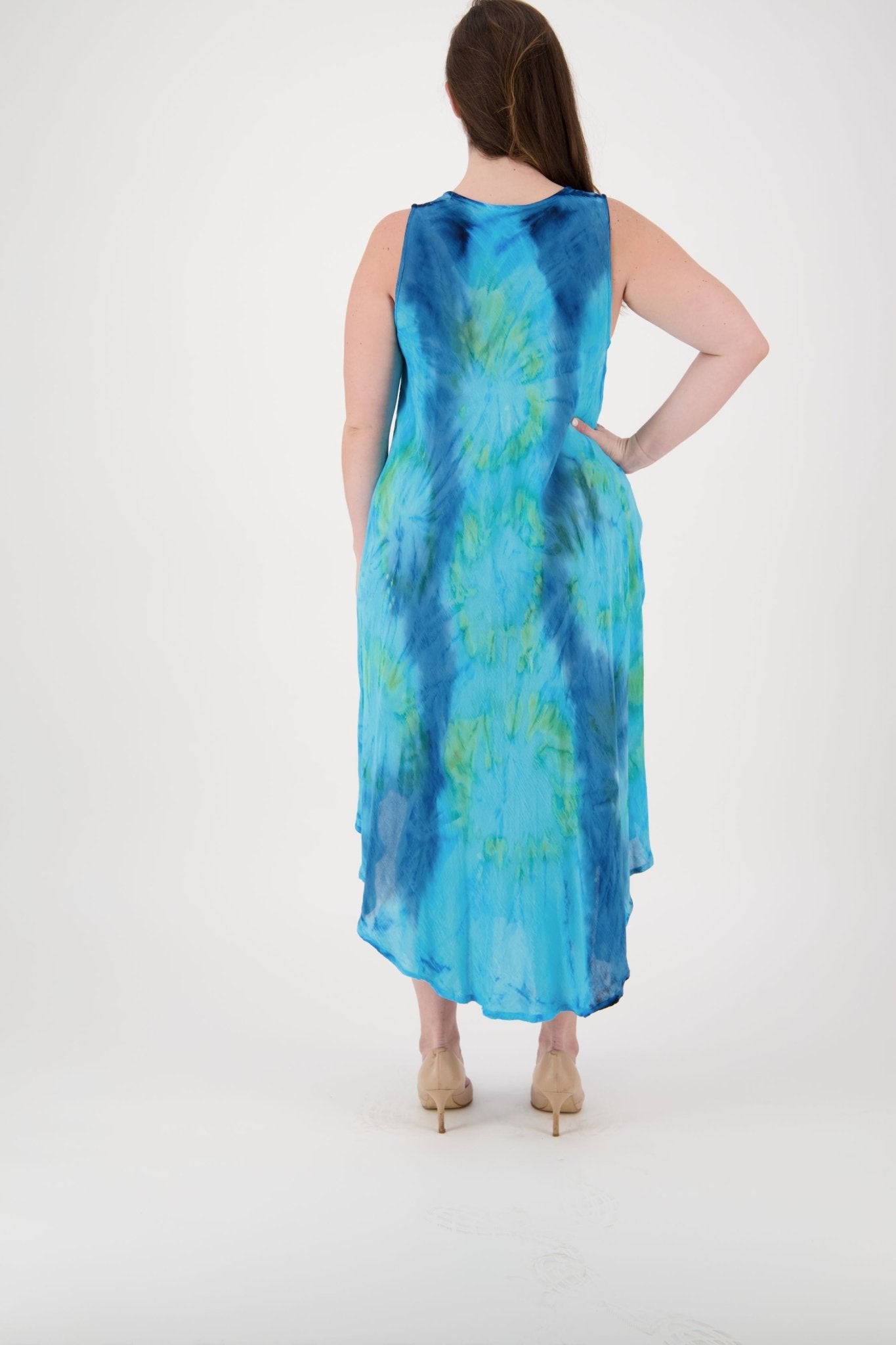 Classic Tie Dye Beach Dress 13800 - Advance Apparels Inc