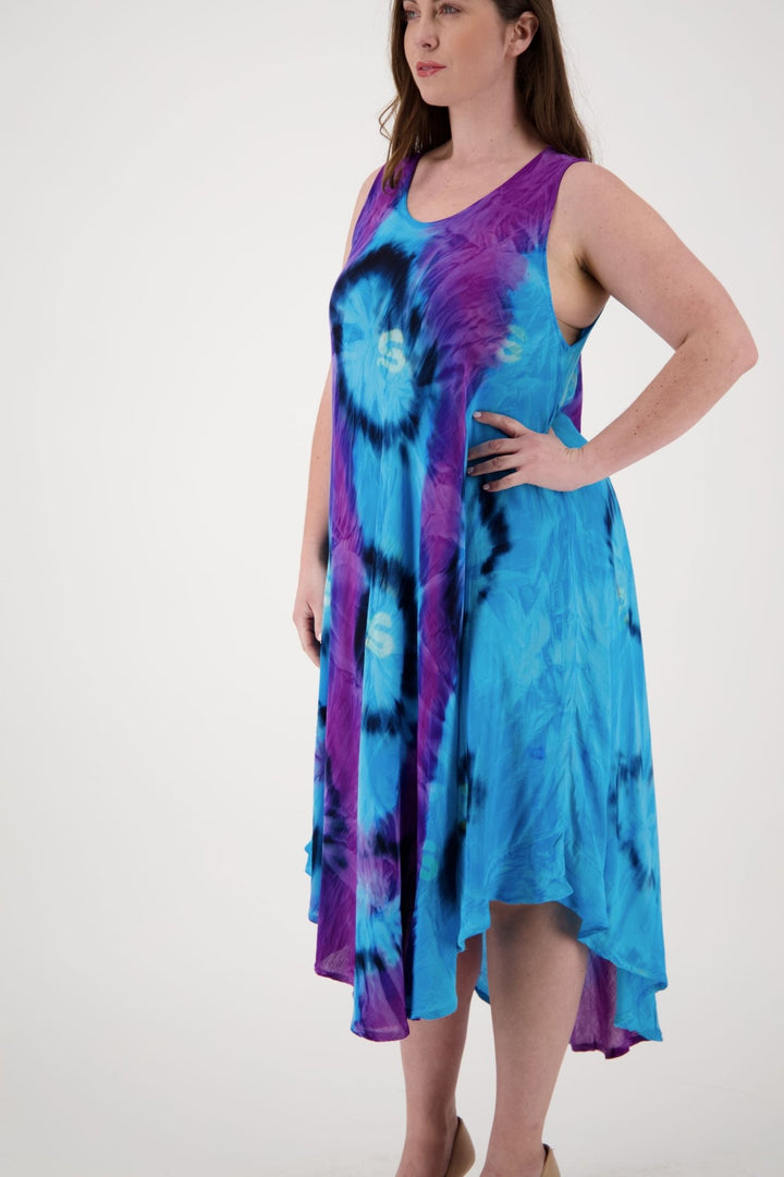 Classic Tie Dye Beach Dress 13800 - Advance Apparels Inc