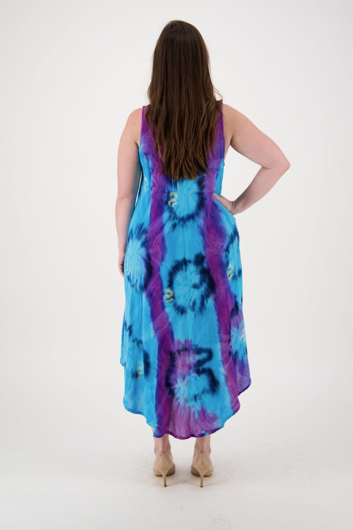 Classic Tie Dye Beach Dress 13800 - Advance Apparels Inc