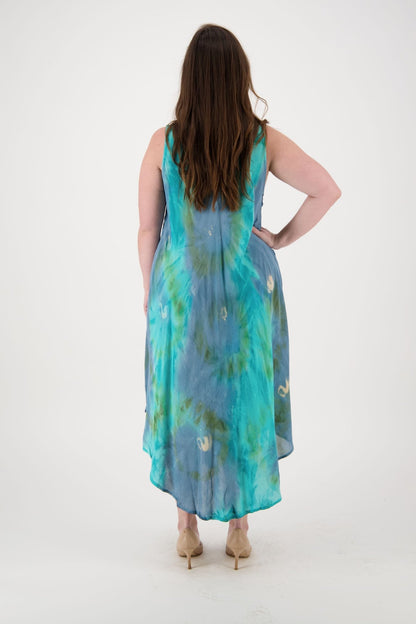 Classic Tie Dye Beach Dress 13800 - Advance Apparels Inc