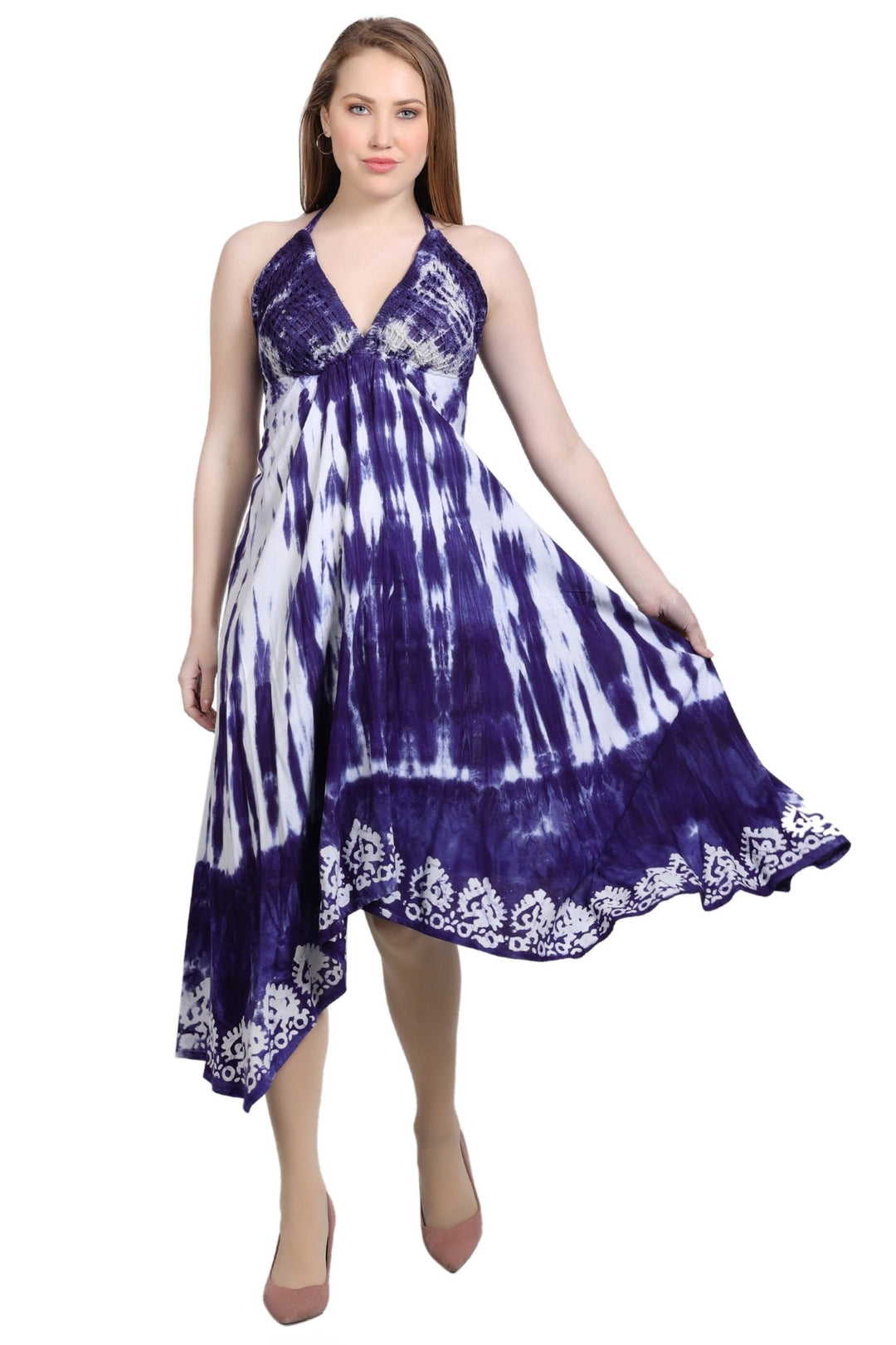 Crochet Tie Dye Dress CD-21563 - Advance Apparels Inc