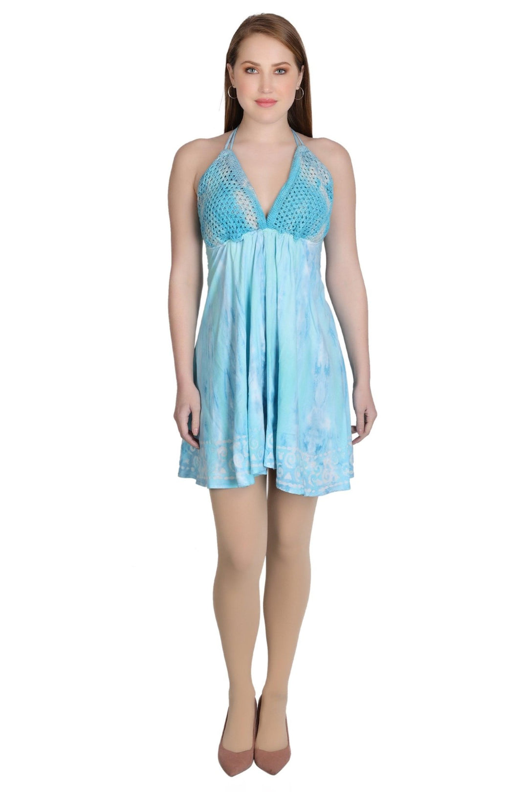 Crochet Tie Dye Dress CD-21564 - Advance Apparels Inc