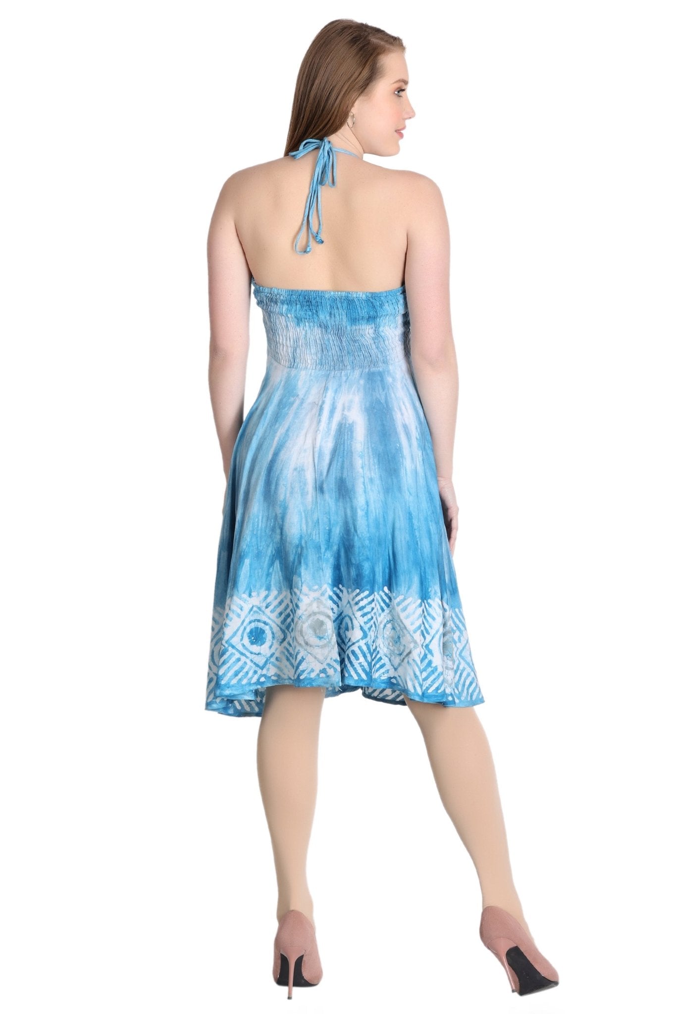 Crochet Top Tie Dye Dress CD-21562 - Advance Apparels Inc