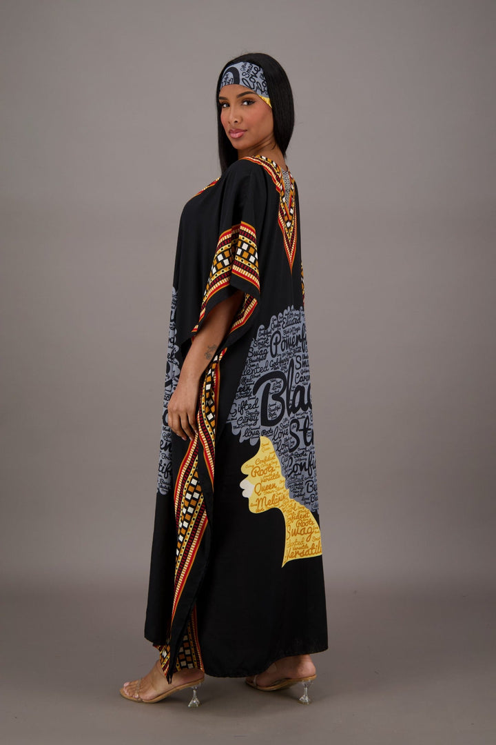 Dashiki Border Print Kaftan KAF-42203 - Advance Apparels Inc