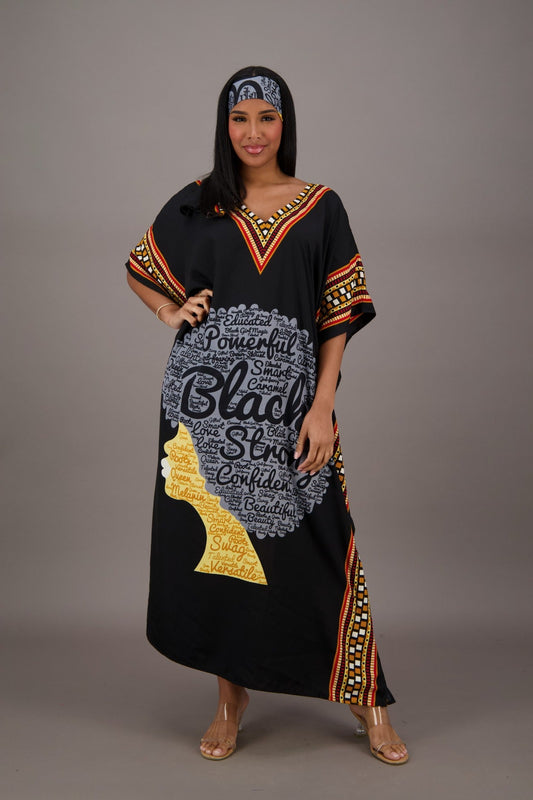 Dashiki Border Print Kaftan KAF-42203 - Advance Apparels Inc