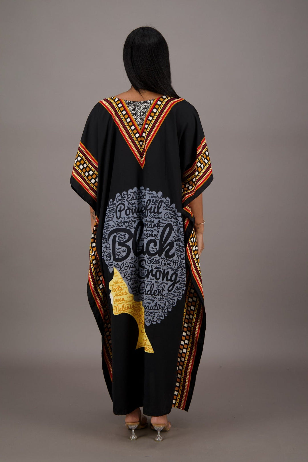 Dashiki Border Print Kaftan KAF-42203 - Advance Apparels Inc