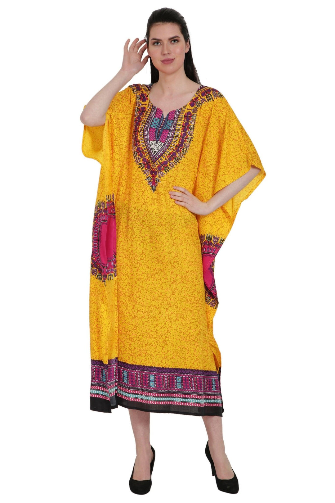 Dashiki Print Kaftan KAF-1001 - Advance Apparels Inc